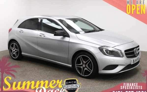 Used 2014 SILVER MERCEDES-BENZ A-CLASS Hatchback 1.6 A180 BLUEEFFICIENCY SPORT 5d 122 BHP (reg. 2014-05-30) for sale in Manchester