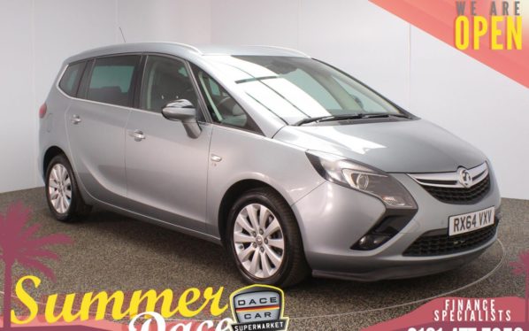 Used 2014 SILVER VAUXHALL ZAFIRA TOURER MPV 2.0 SE CDTI 5d AUTO 162 BHP (reg. 2014-10-08) for sale in Stockport