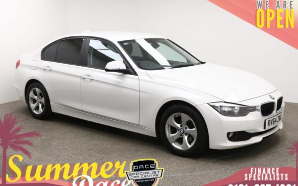Used 2014 WHITE BMW 3 SERIES Saloon 2.0 320D EFFICIENTDYNAMICS 4d AUTO 161 BHP (reg. 2014-10-13) for sale in Manchester