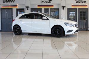 Used 2014 WHITE MERCEDES-BENZ A-CLASS Hatchback 2.1 A200 CDI SPORT 5d AUTO 136 BHP (reg. 2014-09-05) for sale in Hazel Grove