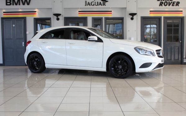 Used 2014 WHITE MERCEDES-BENZ A-CLASS Hatchback 2.1 A200 CDI SPORT 5d AUTO 136 BHP (reg. 2014-09-05) for sale in Hazel Grove