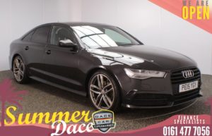 Used 2015 BLACK AUDI A6 Saloon 2.0 TDI ULTRA BLACK EDITION 4d 188 BHP (reg. 2015-06-25) for sale in Stockport