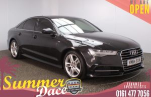 Used 2015 BLACK AUDI A6 Saloon 2.0 TDI ULTRA S LINE 4d AUTO 188 BHP (reg. 2015-01-28) for sale in Stockport