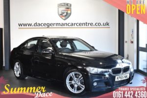 Used 2015 BLACK BMW 3 SERIES Saloon 2.0 318D M SPORT 4DR AUTO 148 BHP (reg. 2015-12-19) for sale in Bolton