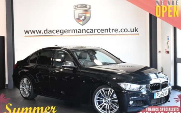 Used 2015 BLACK BMW 3 SERIES Saloon 2.0 325D M SPORT 4DR AUTO 215 BHP (reg. 2015-08-13) for sale in Bolton