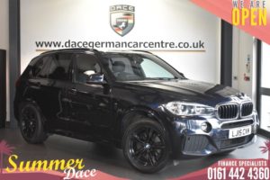 Used 2015 BLACK BMW X5 Estate 2.0 XDRIVE25D M SPORT 5DR AUTO 215 BHP (reg. 2015-03-16) for sale in Bolton
