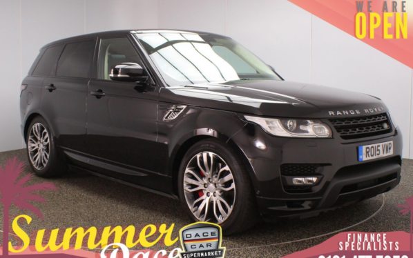 Used 2015 BLACK LAND ROVER RANGE ROVER SPORT SUV 3.0 SDV6 AUTOBIOGRAPHY DYNAMIC 5d AUTO 306 BHP (reg. 2015-04-10) for sale in Stockport