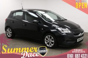 Used 2015 BLACK VAUXHALL CORSA Hatchback 1.4 EXCITE AC ECOFLEX 5d 89 BHP (reg. 2015-09-11) for sale in Manchester