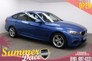 Used 2015 BLUE BMW 3 SERIES Hatchback 3.0 330D XDRIVE M SPORT GRAN TURISMO 5d AUTO 255 BHP (reg. 2015-02-24) for sale in Manchester