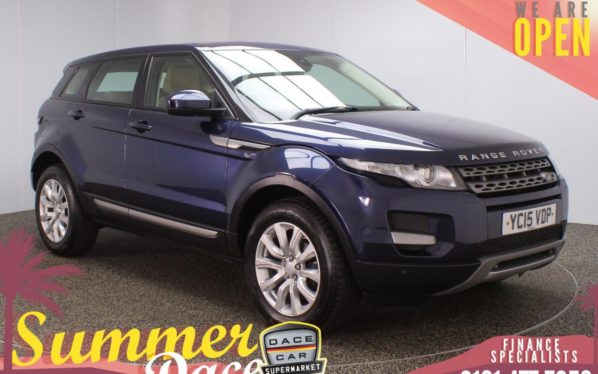 Used 2015 BLUE LAND ROVER RANGE ROVER EVOQUE Estate 2.2 SD4 PURE TECH 5d 190 BHP (reg. 2015-04-20) for sale in Stockport