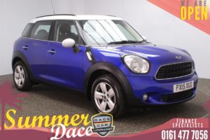 Used 2015 BLUE MINI COUNTRYMAN Hatchback 1.6 COOPER 5DR 122 BHP (reg. 2015-03-16) for sale in Stockport