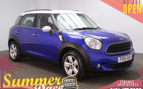 Used 2015 BLUE MINI COUNTRYMAN Hatchback 1.6 COOPER 5DR 122 BHP (reg. 2015-03-16) for sale in Stockport