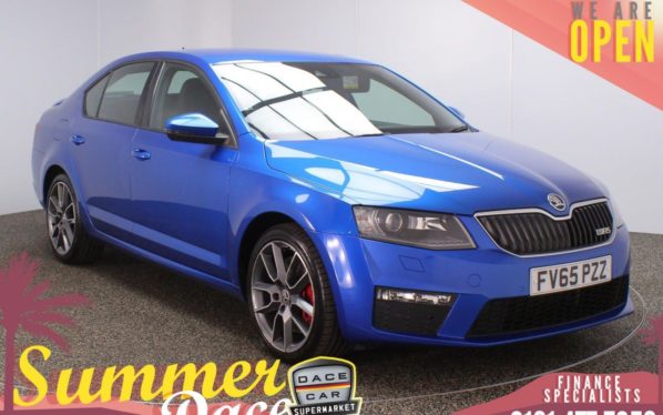 Used 2015 BLUE SKODA OCTAVIA Hatchback 2.0 VRS TSI DSG 5DR AUTO 217 BHP (reg. 2015-12-17) for sale in Stockport
