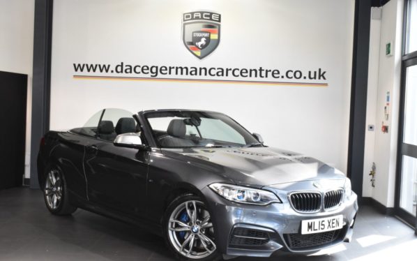 Used 2015 GREY BMW 2 SERIES Convertible 3.0 M235I 2DR AUTO 322 BHP (reg. 2015-03-30) for sale in Bolton