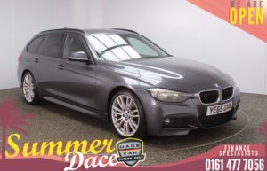 Used 2015 GREY BMW 3 SERIES Estate 2.0 320D M SPORT TOURING 5d AUTO 188 BHP (reg. 2015-10-28) for sale in Stockport