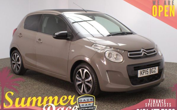 Used 2015 GREY CITROEN C1 Convertible 1.2 PURETECH AIRSCAPE FLAIR 5d 82 BHP (reg. 2015-04-29) for sale in Stockport