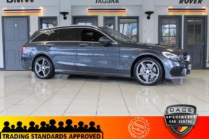 Used 2015 GREY MERCEDES-BENZ C-CLASS Estate 2.1 C250 D AMG LINE PREMIUM PLUS 5d AUTO 204 BHP (reg. 2015-10-16) for sale in Hazel Grove