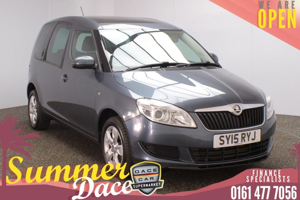 Used 2015 GREY SKODA ROOMSTER MPV 1.6 SE TDI CR 5DR 105 BHP (reg. 2015-03-12) for sale in Stockport