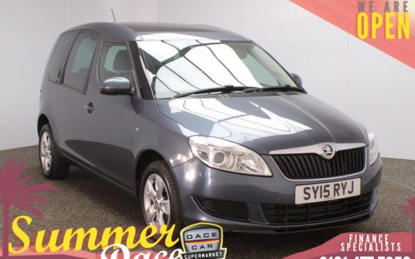 Used 2015 GREY SKODA ROOMSTER MPV 1.6 SE TDI CR 5DR 105 BHP (reg. 2015-03-12) for sale in Stockport