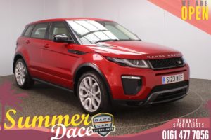Used 2015 RED LAND ROVER RANGE ROVER EVOQUE SUV 2.0 TD4 HSE DYNAMIC 5d AUTO 177 BHP (reg. 2015-10-09) for sale in Stockport