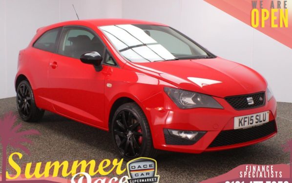 Used 2015 RED SEAT IBIZA Hatchback 1.4 TSI ACT FR BLACK 3d 140 BHP (reg. 2015-07-21) for sale in Stockport