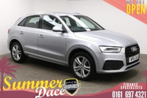 Used 2015 SILVER AUDI Q3 Estate 1.4 TFSI S LINE 5d AUTO 148 BHP (reg. 2015-05-13) for sale in Manchester