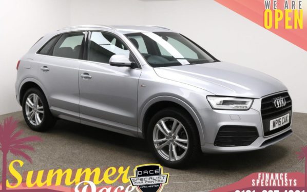 Used 2015 SILVER AUDI Q3 Estate 1.4 TFSI S LINE 5d AUTO 148 BHP (reg. 2015-05-13) for sale in Manchester