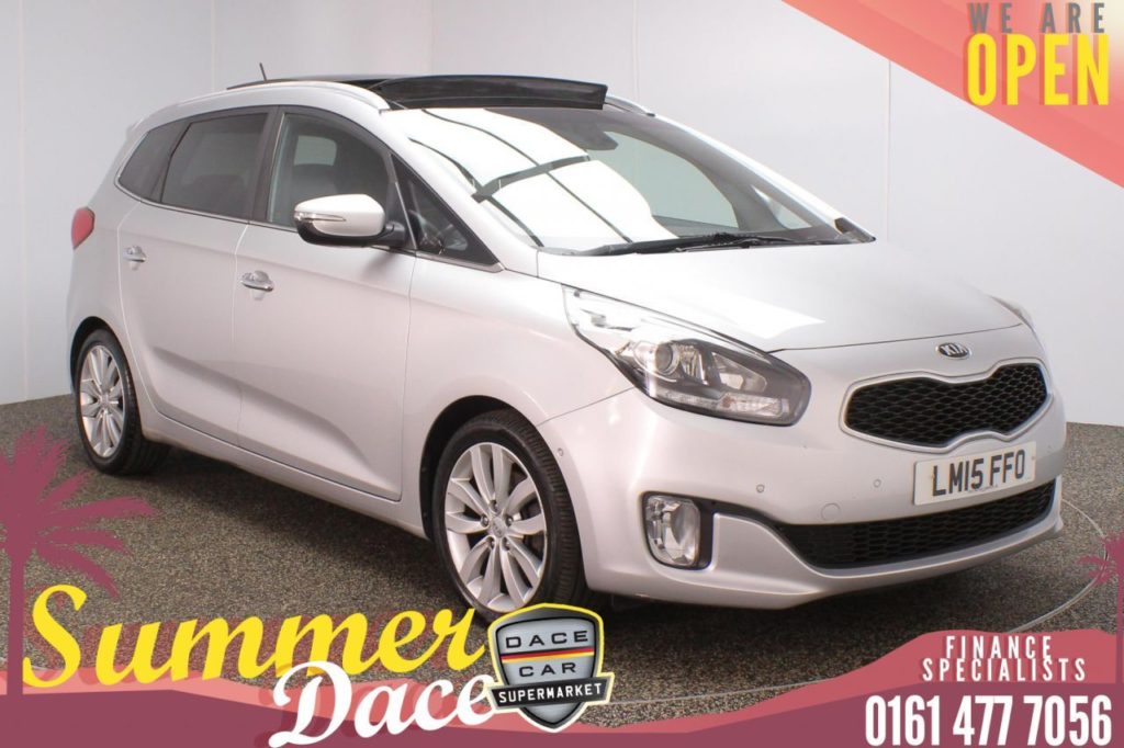 Used 2015 SILVER KIA CARENS MPV 1.7 CRDI 4 ISG 5d 134 BHP (reg. 2015-04-22) for sale in Stockport
