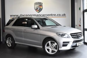Used 2015 SILVER MERCEDES-BENZ M-CLASS Estate 2.1 ML250 BLUETEC AMG LINE 5DR AUTO 201 BHP (reg. 2015-05-29) for sale in Bolton
