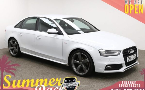 Used 2015 WHITE AUDI A4 Saloon 2.0 TDI BLACK EDITION START/STOP 4d AUTO 148 BHP (reg. 2015-01-07) for sale in Manchester