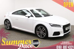 Used 2015 WHITE AUDI TT Coupe 2.0 TFSI S LINE 2d 227 BHP (reg. 2015-10-30) for sale in Manchester