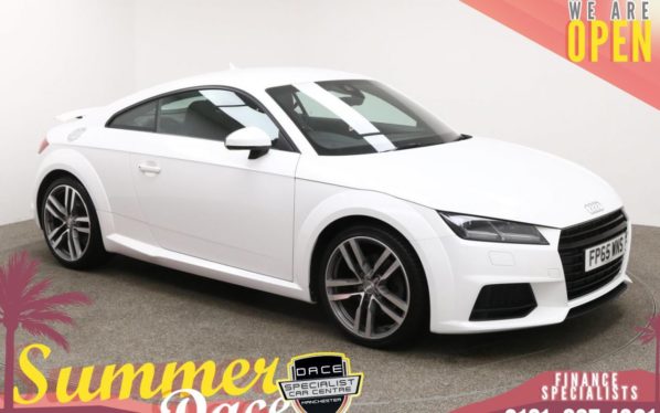 Used 2015 WHITE AUDI TT Coupe 2.0 TFSI S LINE 2d 227 BHP (reg. 2015-10-30) for sale in Manchester