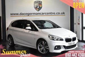 Used 2015 WHITE BMW 2 SERIES ACTIVE TOURER Hatchback 2.0 220D XDRIVE M SPORT AUTO 5DR 188 BHP (reg. 2015-12-23) for sale in Bolton