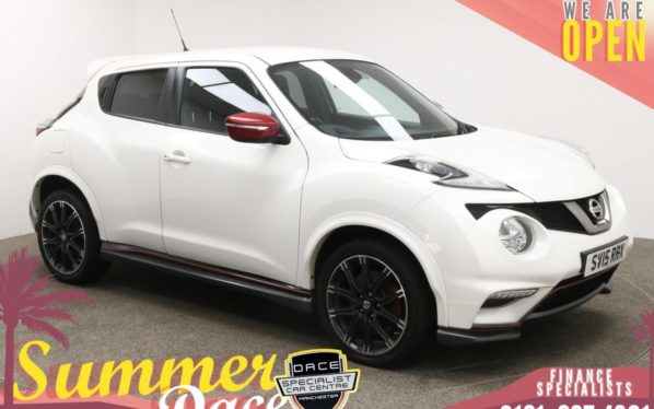 Used 2015 WHITE NISSAN JUKE Hatchback 1.6 NISMO RS DIG-T 5d 218 BHP (reg. 2015-03-02) for sale in Manchester
