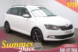 Used 2015 WHITE SKODA FABIA Estate 1.2 SE L TSI DSG 5d AUTO 109 BHP (reg. 2015-03-01) for sale in Stockport