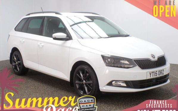 Used 2015 WHITE SKODA FABIA Estate 1.2 SE L TSI DSG 5d AUTO 109 BHP (reg. 2015-03-01) for sale in Stockport