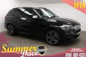 Used 2016 BLACK BMW X5 Estate 3.0 M50D 5d AUTO 376 BHP (reg. 2016-09-20) for sale in Manchester