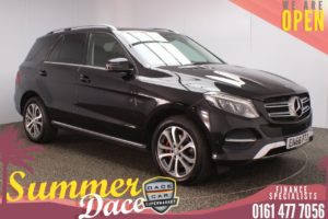 Used 2016 BLACK MERCEDES-BENZ GLE-CLASS SUV 2.1 GLE 250 D 4MATIC SPORT 5DR AUTO 201 BHP (reg. 2016-12-16) for sale in Stockport