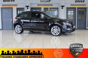 Used 2016 BLACK VOLKSWAGEN POLO Hatchback 1.0 SEL TSI 3d 109 BHP (reg. 2016-01-29) for sale in Hazel Grove