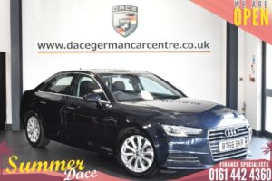Used 2016 BLUE AUDI A4 Saloon 2.0 TDI ULTRA SE 4dr 148 BHP (reg. 2016-10-21) for sale in Bolton