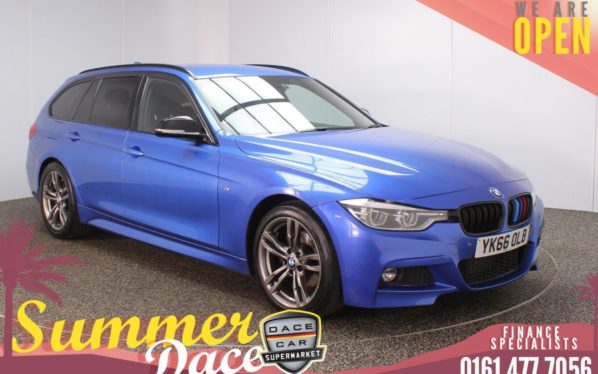 Used 2016 BLUE BMW 3 SERIES Estate 2.0 320D M SPORT TOURING 5d AUTO 188 BHP (reg. 2016-09-13) for sale in Stockport