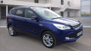 Used 2016 BLUE FORD KUGA Hatchback 2.0 TITANIUM X SPORT TDCI 5d 177 BHP (reg. 2016-06-10) for sale in Manchester