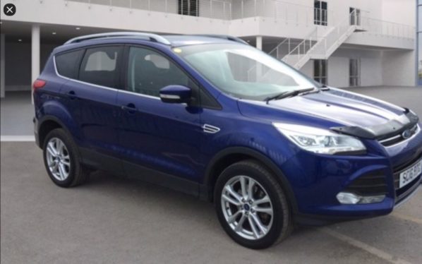 Used 2016 BLUE FORD KUGA Hatchback 2.0 TITANIUM X SPORT TDCI 5d 177 BHP (reg. 2016-06-10) for sale in Manchester