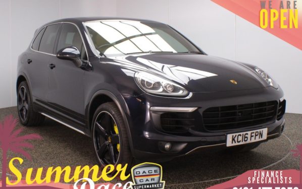 Used 2016 BLUE PORSCHE CAYENNE SUV 3.0 D V6 TIPTRONIC S 5d 262 BHP (reg. 2016-05-20) for sale in Stockport