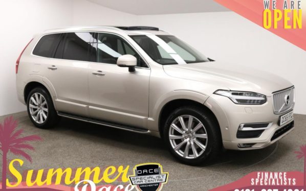 Used 2016 GOLD VOLVO XC90 Estate 2.0 D5 INSCRIPTION AWD 5d AUTO 222 BHP (reg. 2016-02-12) for sale in Manchester
