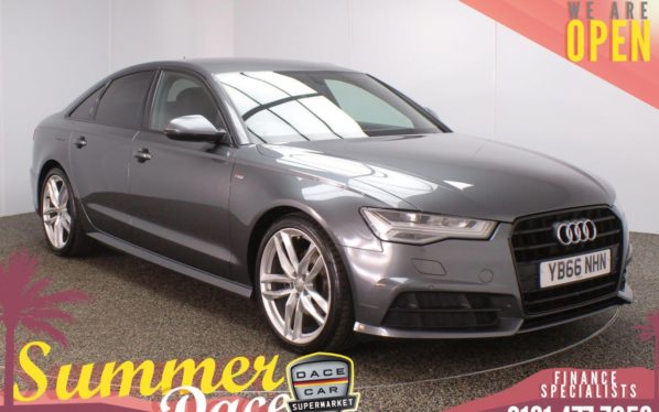Used 2016 GREY AUDI A6 Saloon 2.0 TDI ULTRA BLACK EDITION 4DR 1 OWNER AUTO 188 BHP (reg. 2016-11-30) for sale in Stockport