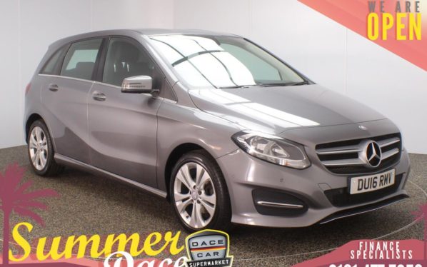 Used 2016 GREY MERCEDES-BENZ B-CLASS MPV 1.5 B 180 D SPORT EXECUTIVE 5d AUTO 107 BHP (reg. 2016-07-31) for sale in Stockport