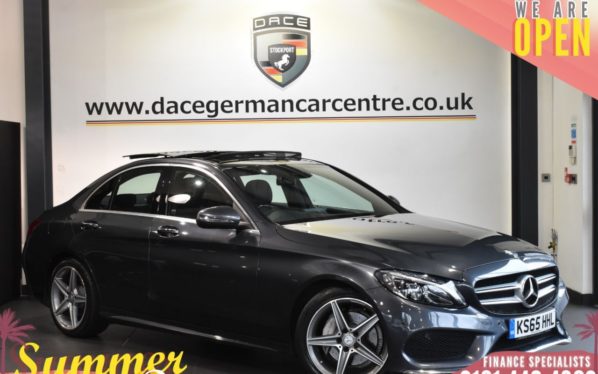 Used 2016 GREY MERCEDES-BENZ C-CLASS Saloon 2.1 C220 D AMG LINE PREMIUM PLUS 4DR AUTO 170 BHP (reg. 2016-01-22) for sale in Bolton