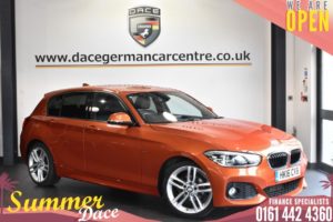 Used 2016 ORANGE BMW 1 SERIES Hatchback 2.0 118D M SPORT 5DR 147 BHP (reg. 2016-06-02) for sale in Bolton