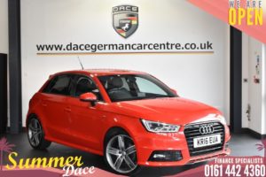 Used 2016 RED AUDI A1 Hatchback 1.4 SPORTBACK TFSI BLACK EDITION AUTO 5DR 148 BHP (reg. 2016-04-30) for sale in Bolton